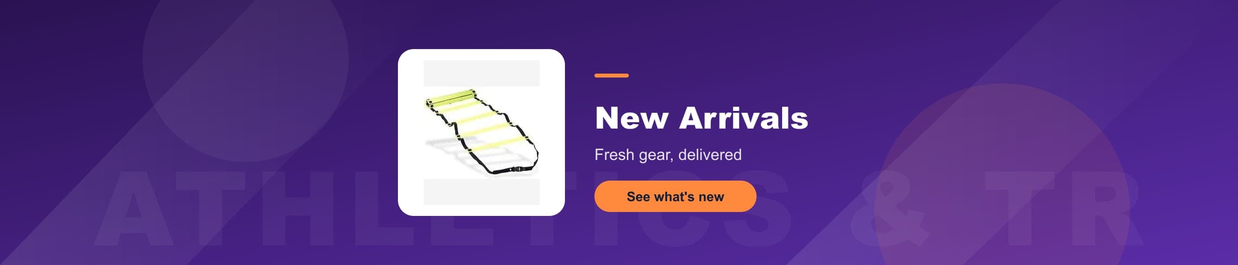 Athletics & Training - Fresh gear, delivered