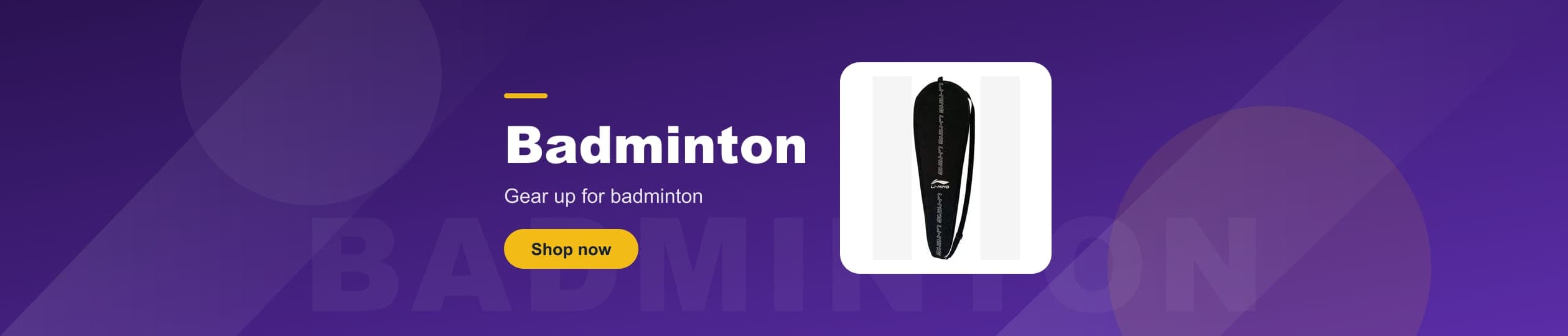 Badminton - Gear up for badminton