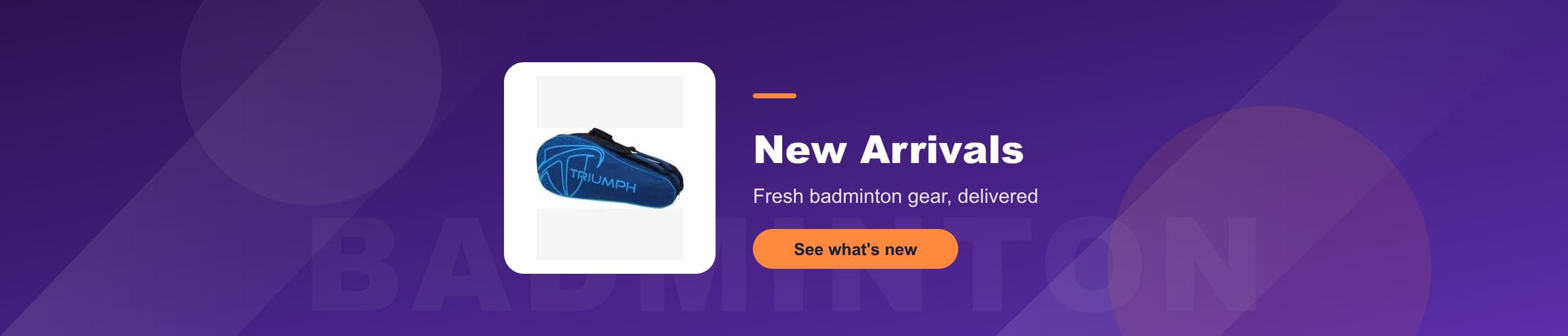 Badminton - Fresh badminton gear, delivered