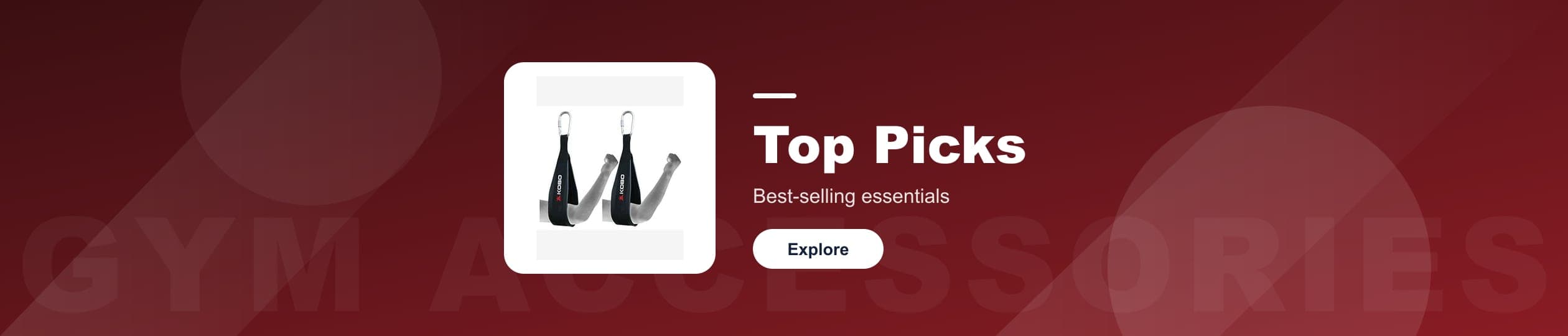 Gym Accessories - Best-selling essentials