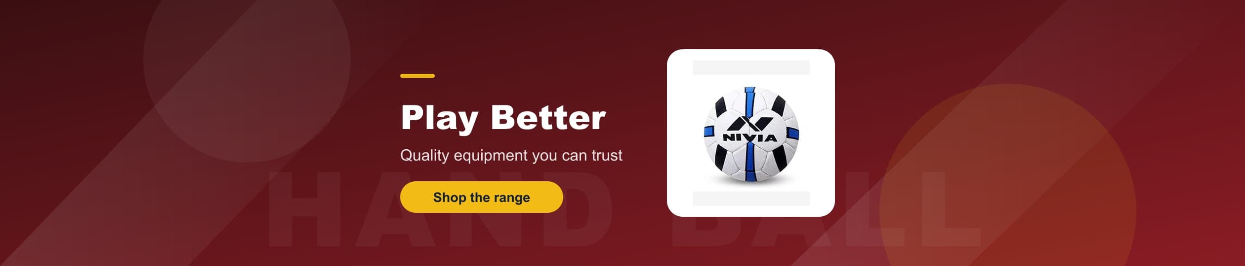 Hand Ball - Quality equipment you can trust