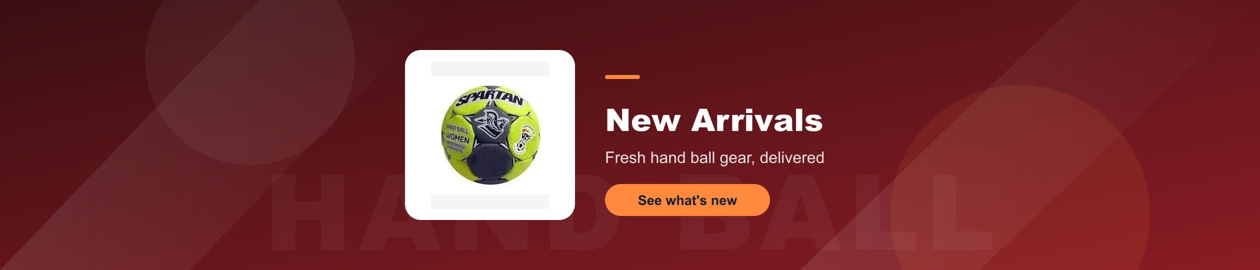 Hand Ball - Fresh hand ball gear, delivered