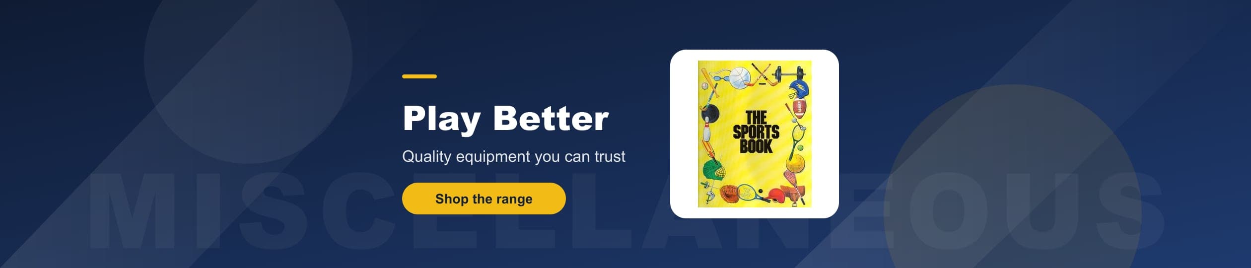 Miscellaneous - Quality equipment you can trust