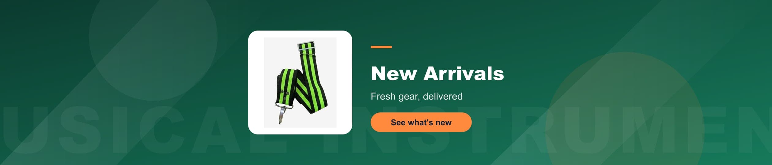 Musical Instruments - Fresh gear, delivered