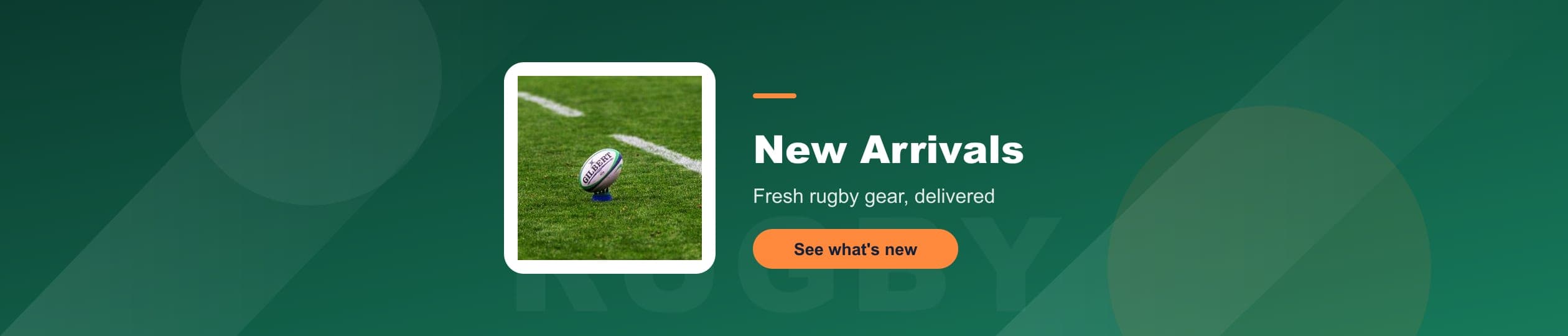 Rugby - Fresh rugby gear, delivered