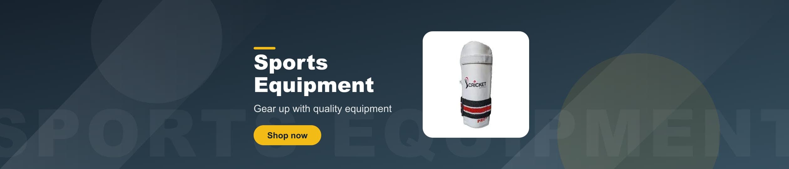 Sports Equipment - Gear up with quality equipment