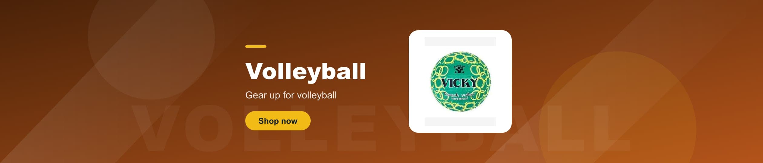 Volleyball - Gear up for volleyball