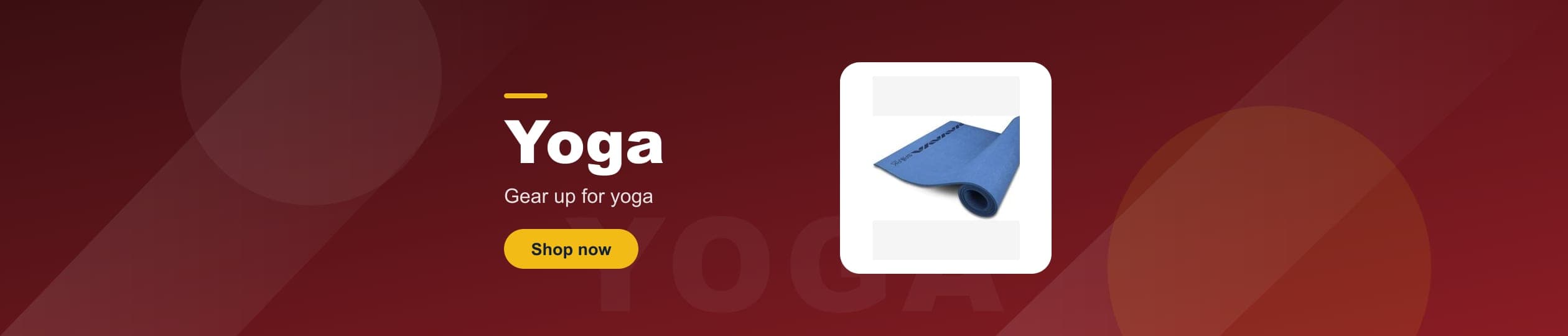 Yoga - Gear up for yoga