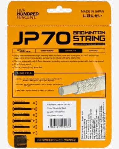 Badminton String- Hundred JP 70 — image 2