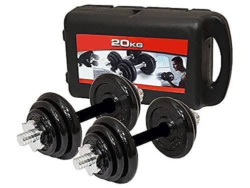 Nivia Heavy Cast Iron Dumbbell Set (20kg)