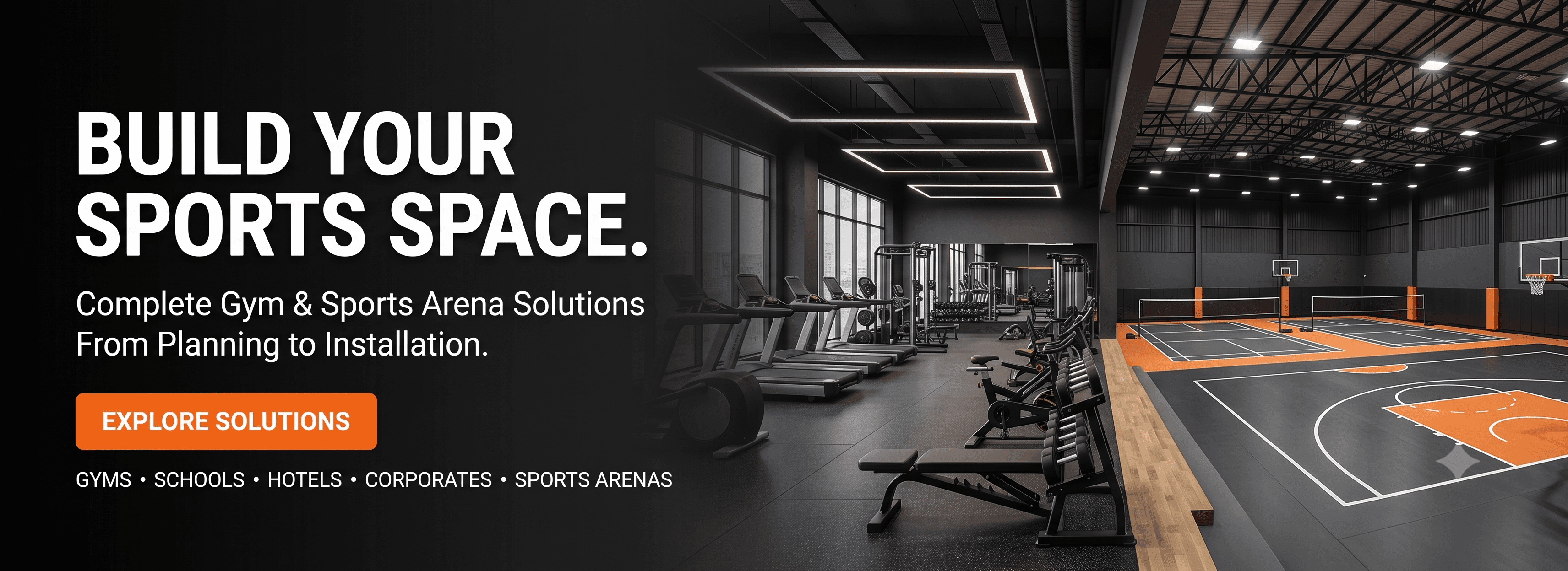 BUILD YOUR SPORTS SPACE.